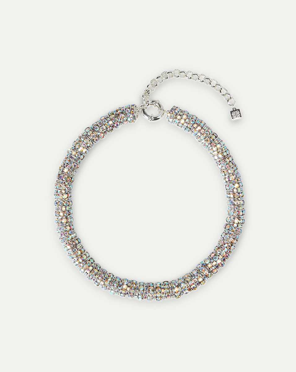 Fat Diamond Necklace in Silver Veronica Beard - Main Image