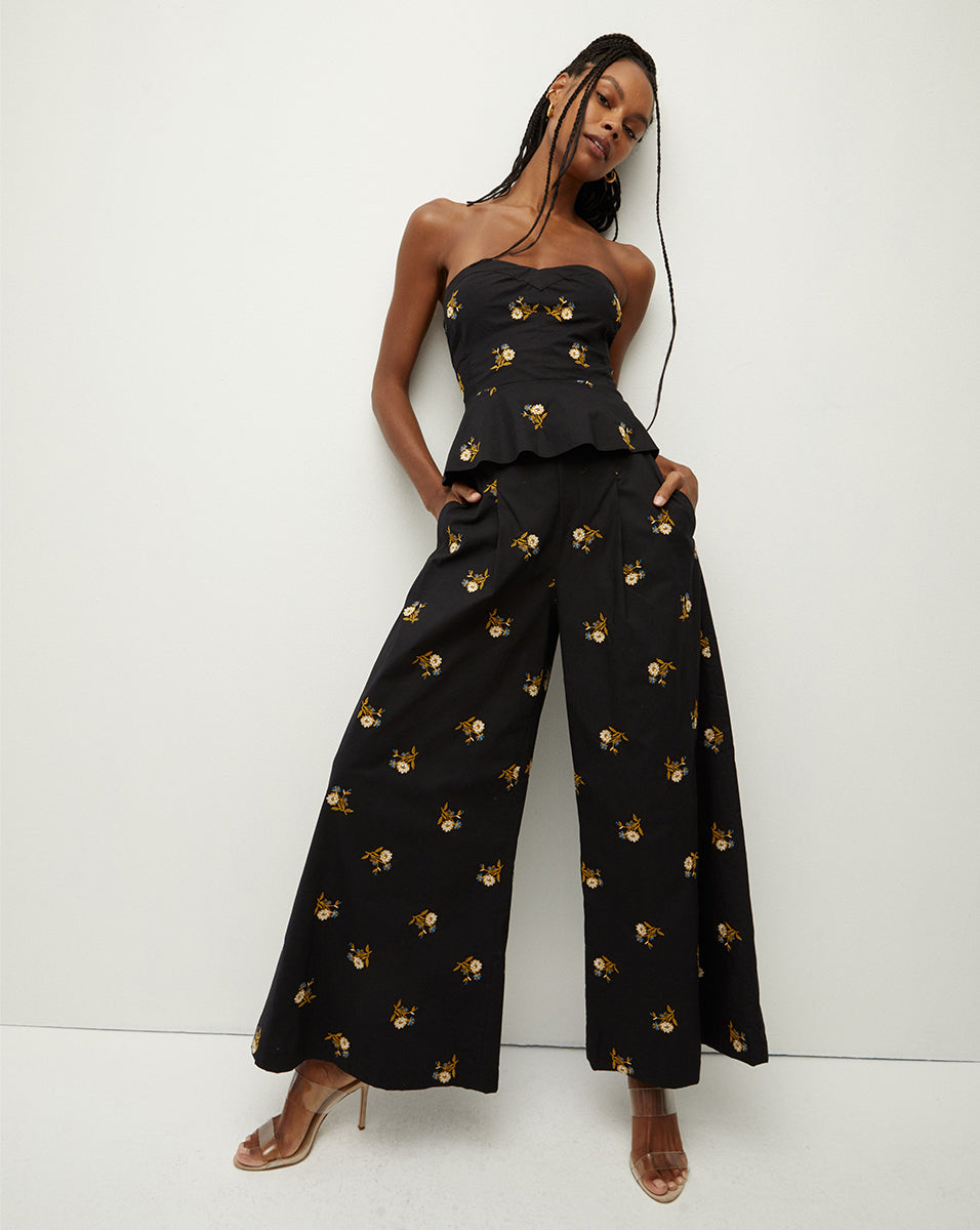 Zara Blue & Ecru Polka Dot Blouse with Tie Detail Size XS