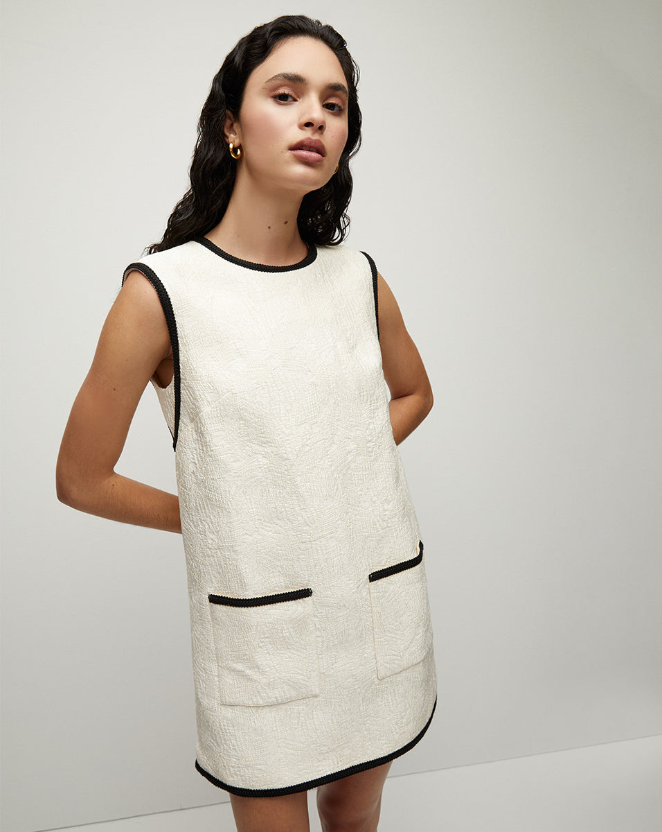 Ravena Jacquard Shift Dress | Veronica Beard