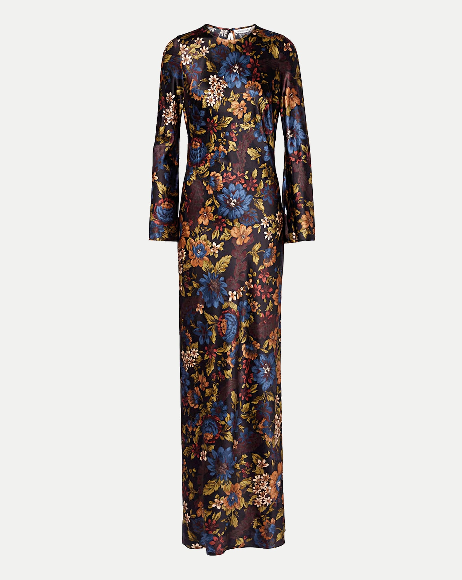 Gemma Silk-Blend Floral Maxi Dress in Black Multi Gemma Silk-Blend Floral Maxi Dress in Black Multi