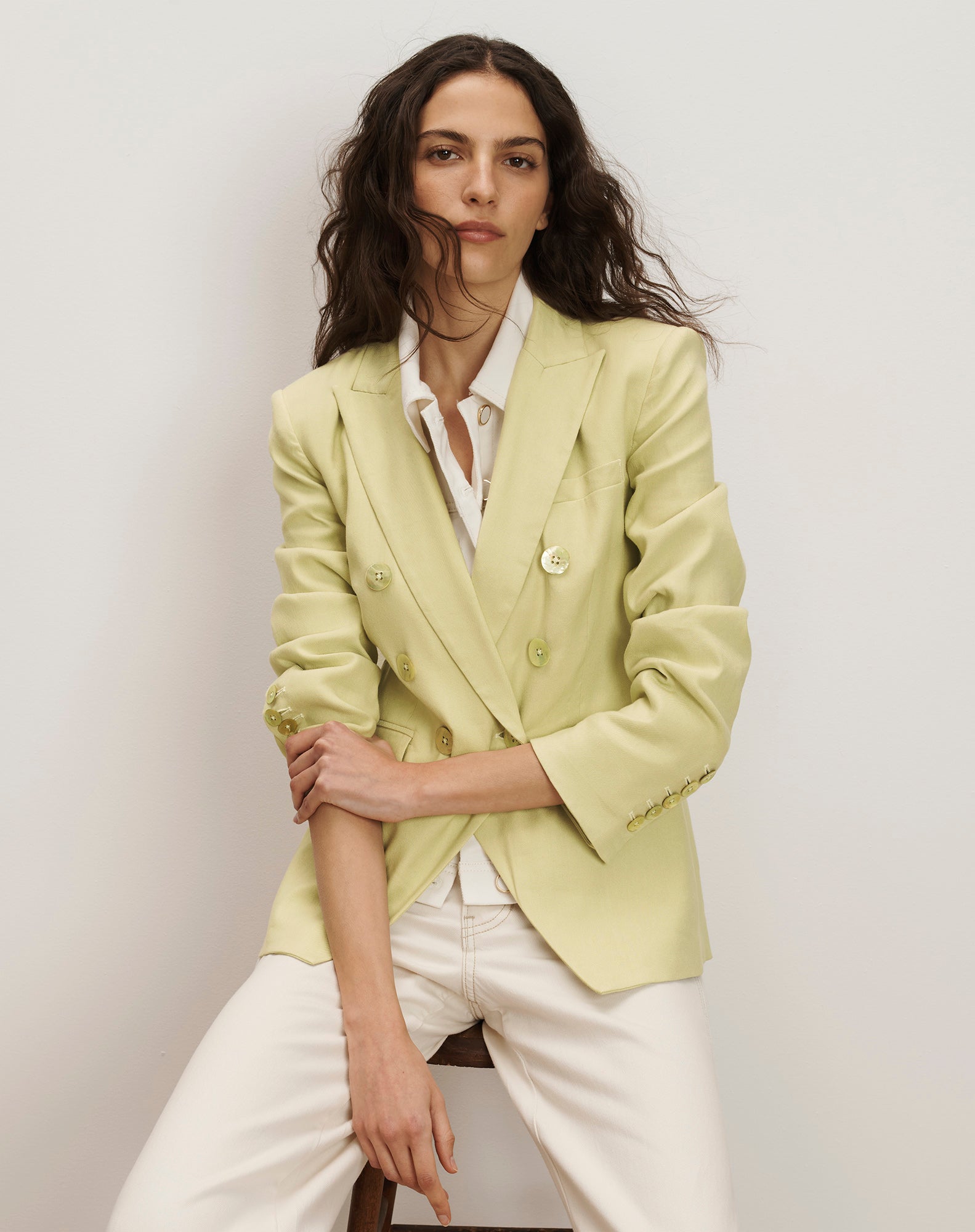 Miller Dickey Jacket in Pistachio | Veronica Beard