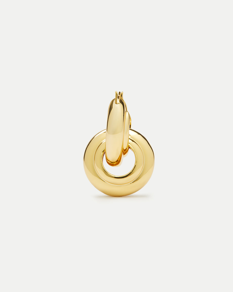 Veronica Hoop Earrings in Gold