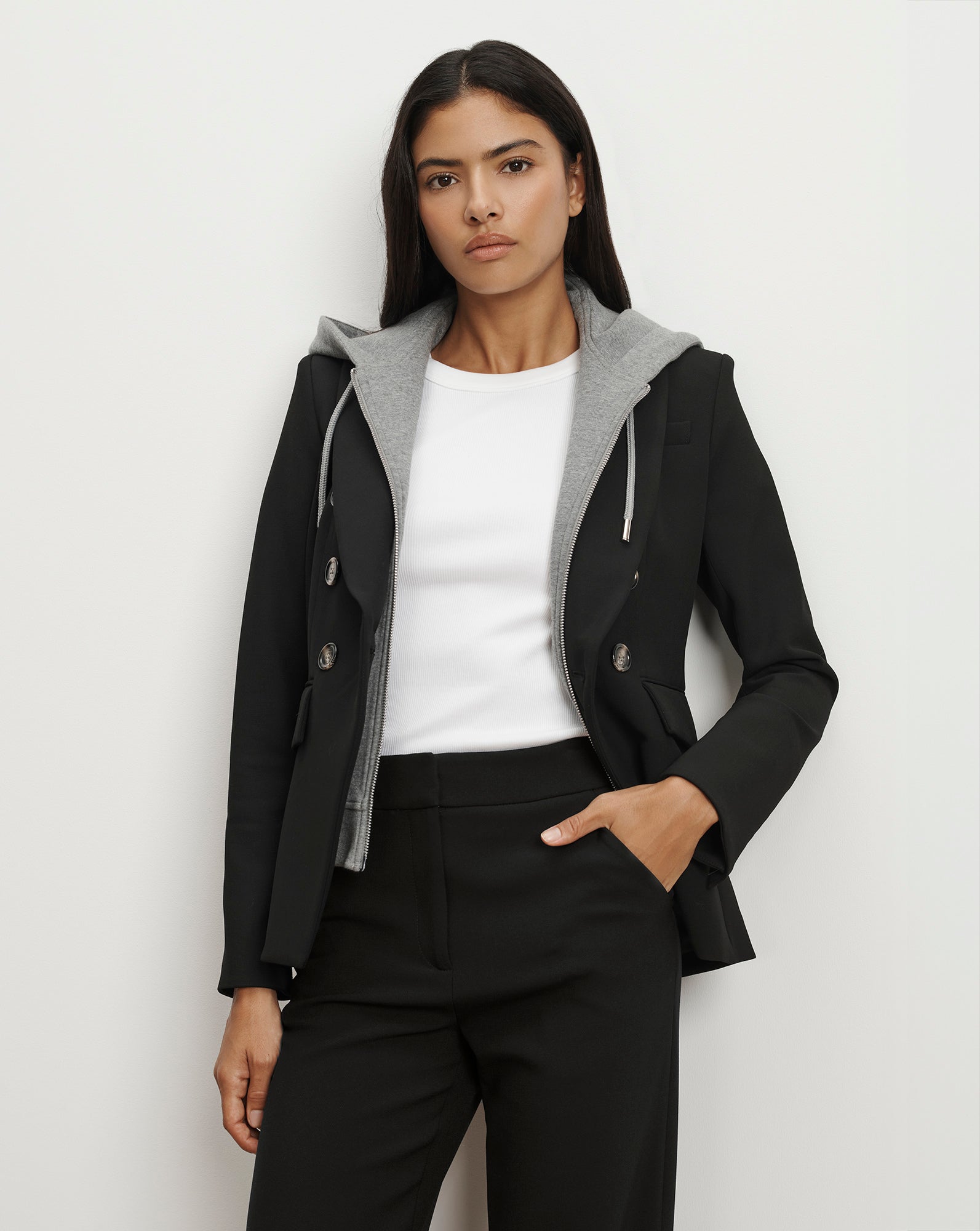 Miller Dickey Jacket in Black | Veronica Beard