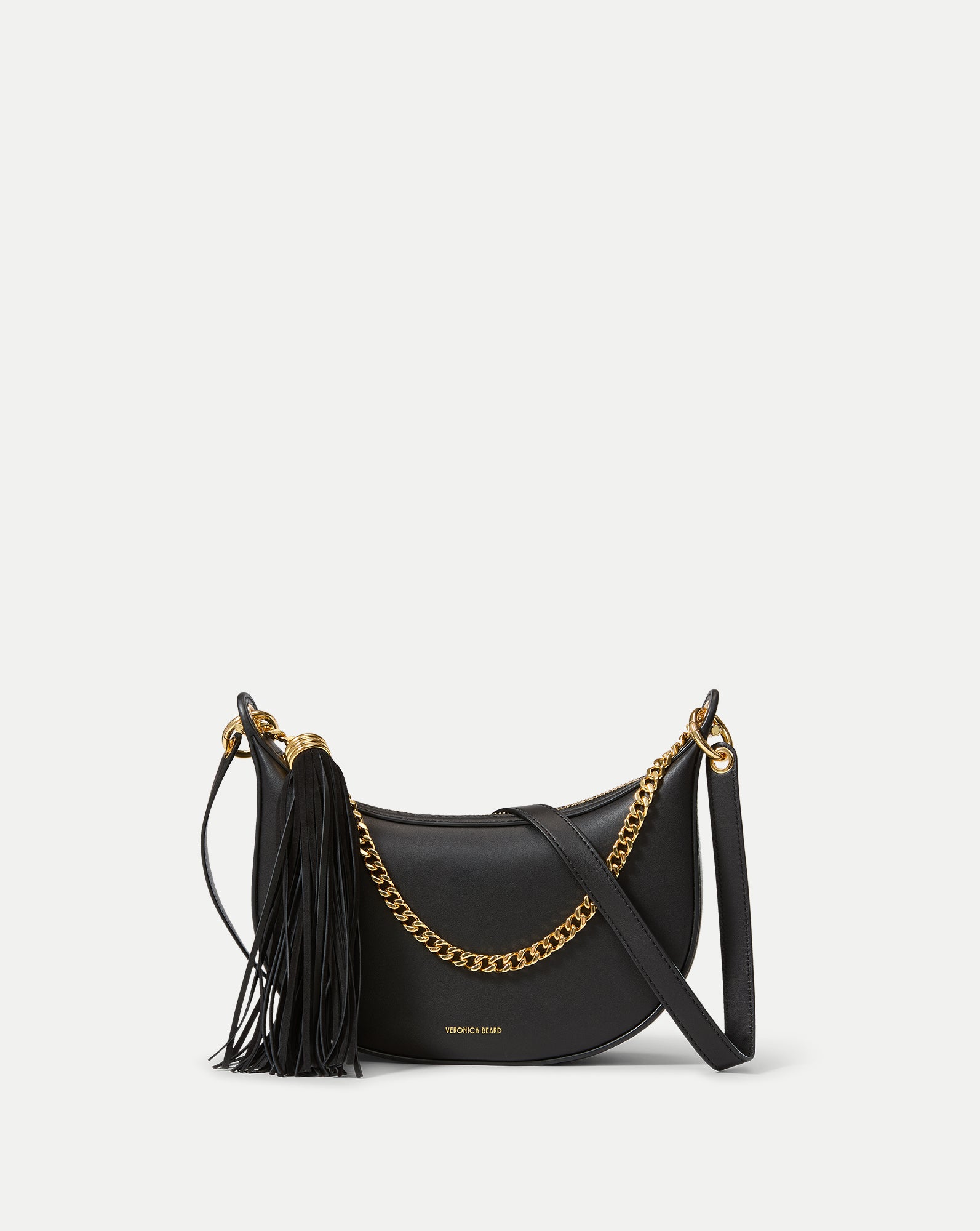 Fortune Shoulder Bag in Black | Veronica Beard
