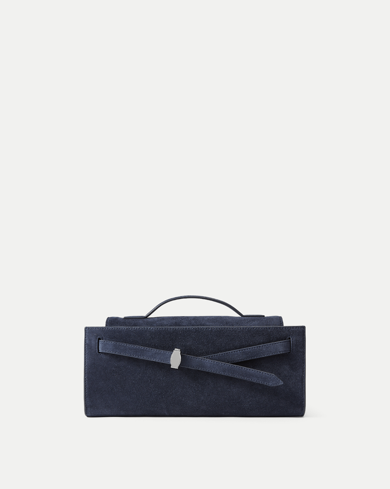 【wolff】 civiatelier remake clutch bag Veronica Beard Dash Clutch in Navy Seude | Veronica Beard