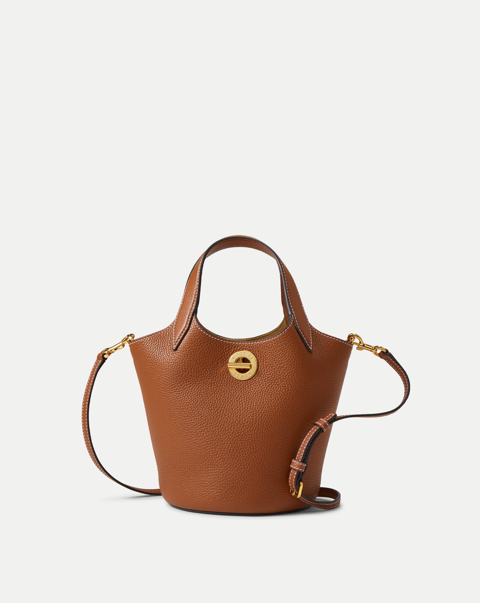 acorn canvas backpack with double leather look handles Veronica Beard Anchor Bag | Hazelwood