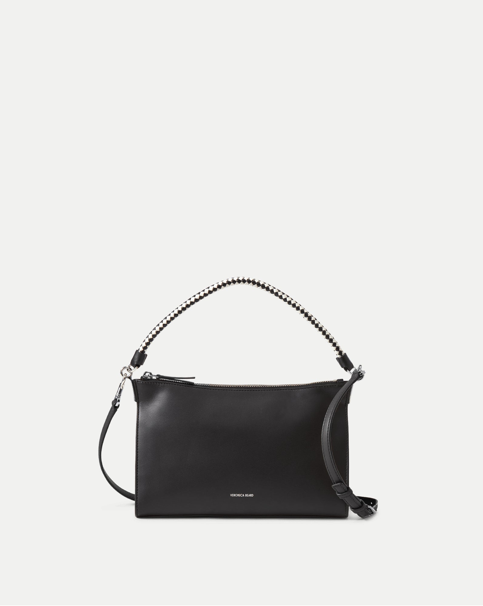 Small Vida Shoulder Bag in Black | Veronica Beard