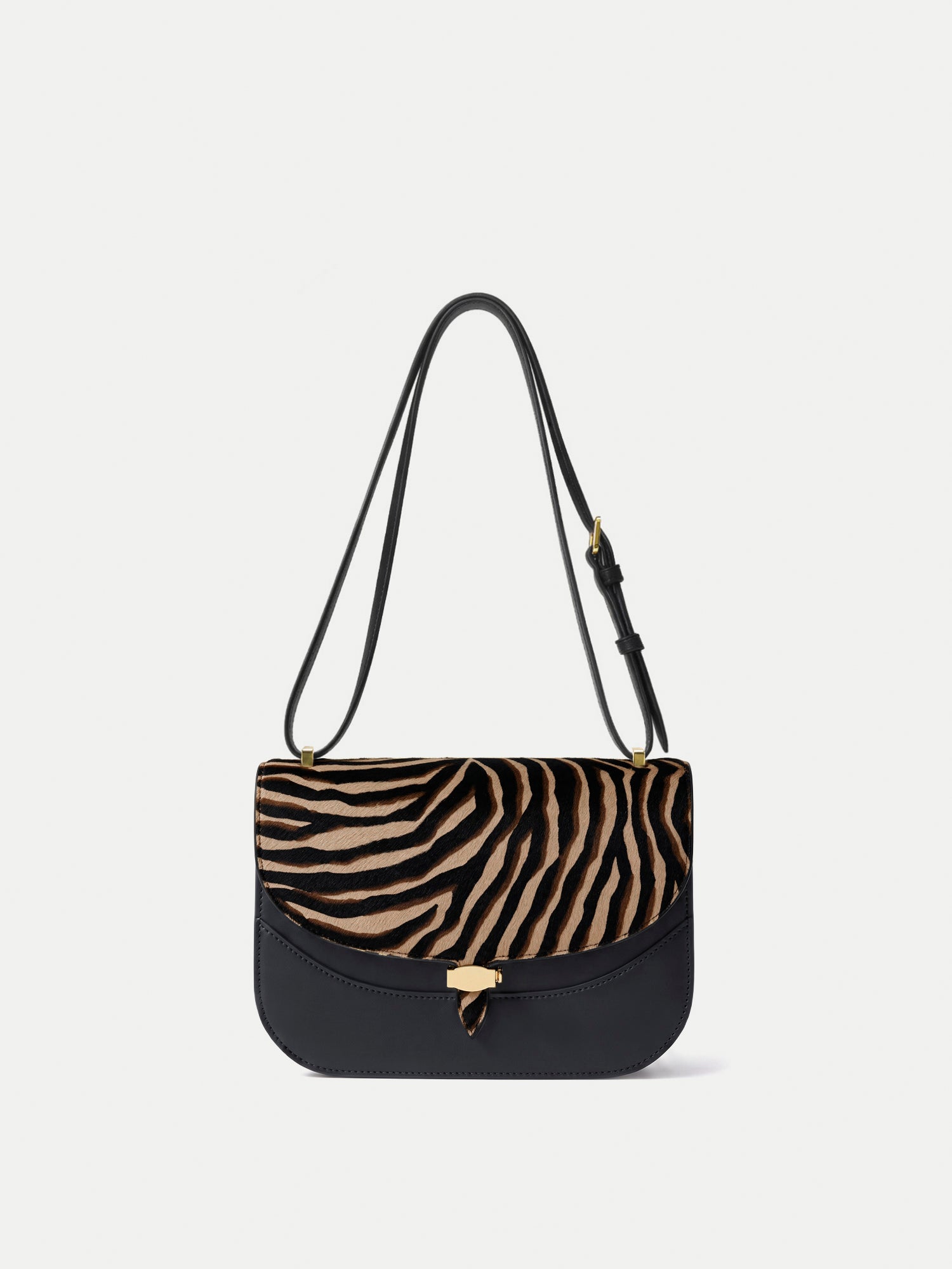 calf hair leather purse backpack Calf-Hair Dash Saddle Bag in Tan Multi thin diameter CBC BACKPACK SUPER BREAK Crossbody Strap Shoulder Strap Color:Dawn