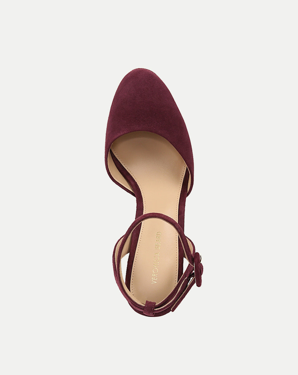 Magda Suede Platform Heel