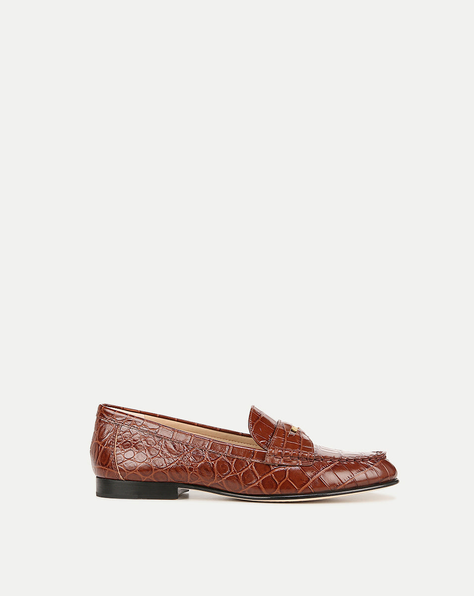 Penny Leather Loafer | Veronica Beard