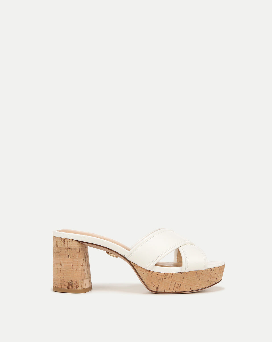 Cork block heel sandal best sale