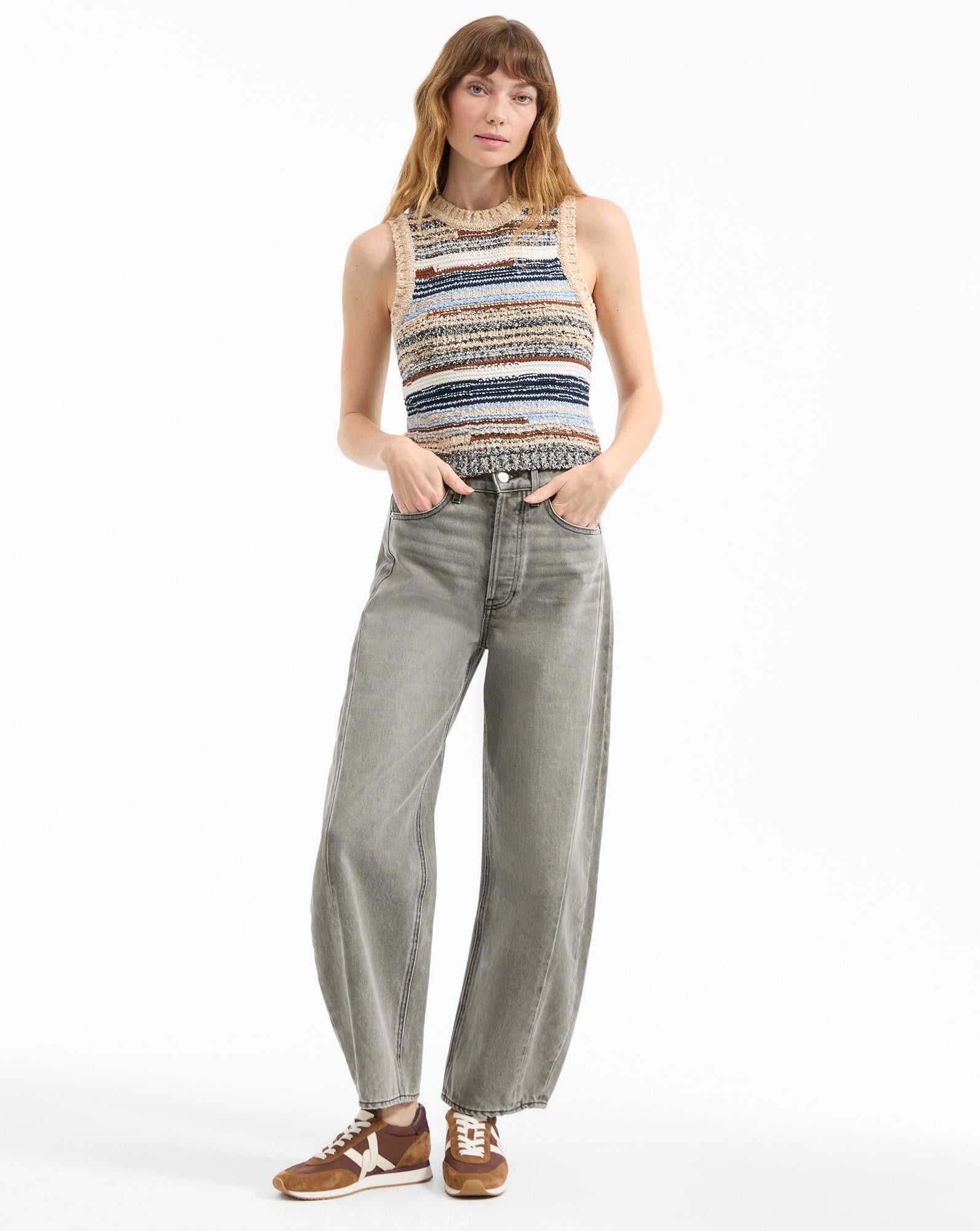 Veronica Beard Ryder Barrel Jean