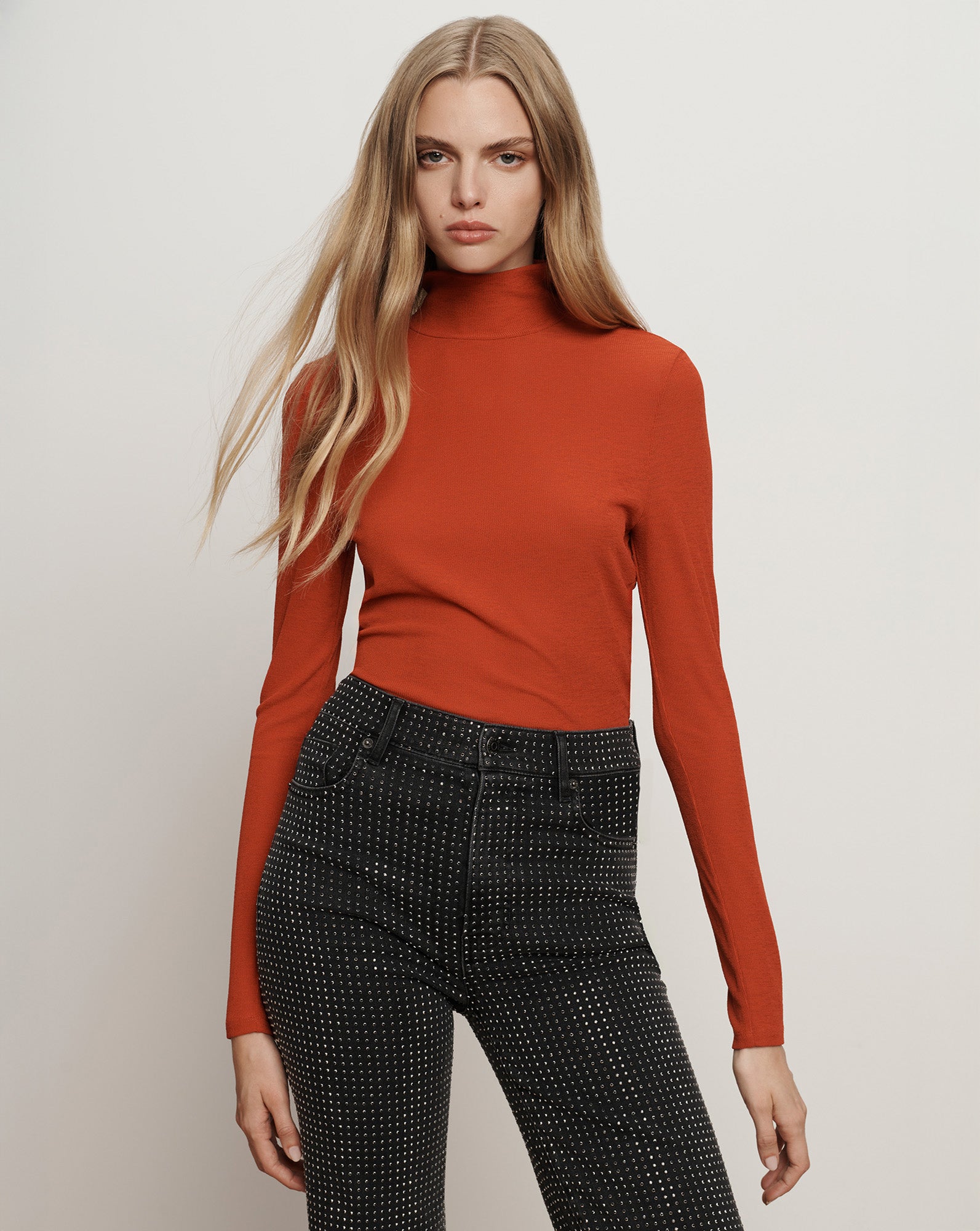 carrozzeriaPioneerFH-8500DVSBluetoothニット Andi Cashmere Sweater in Green Cypress Multi | Veronica Beard