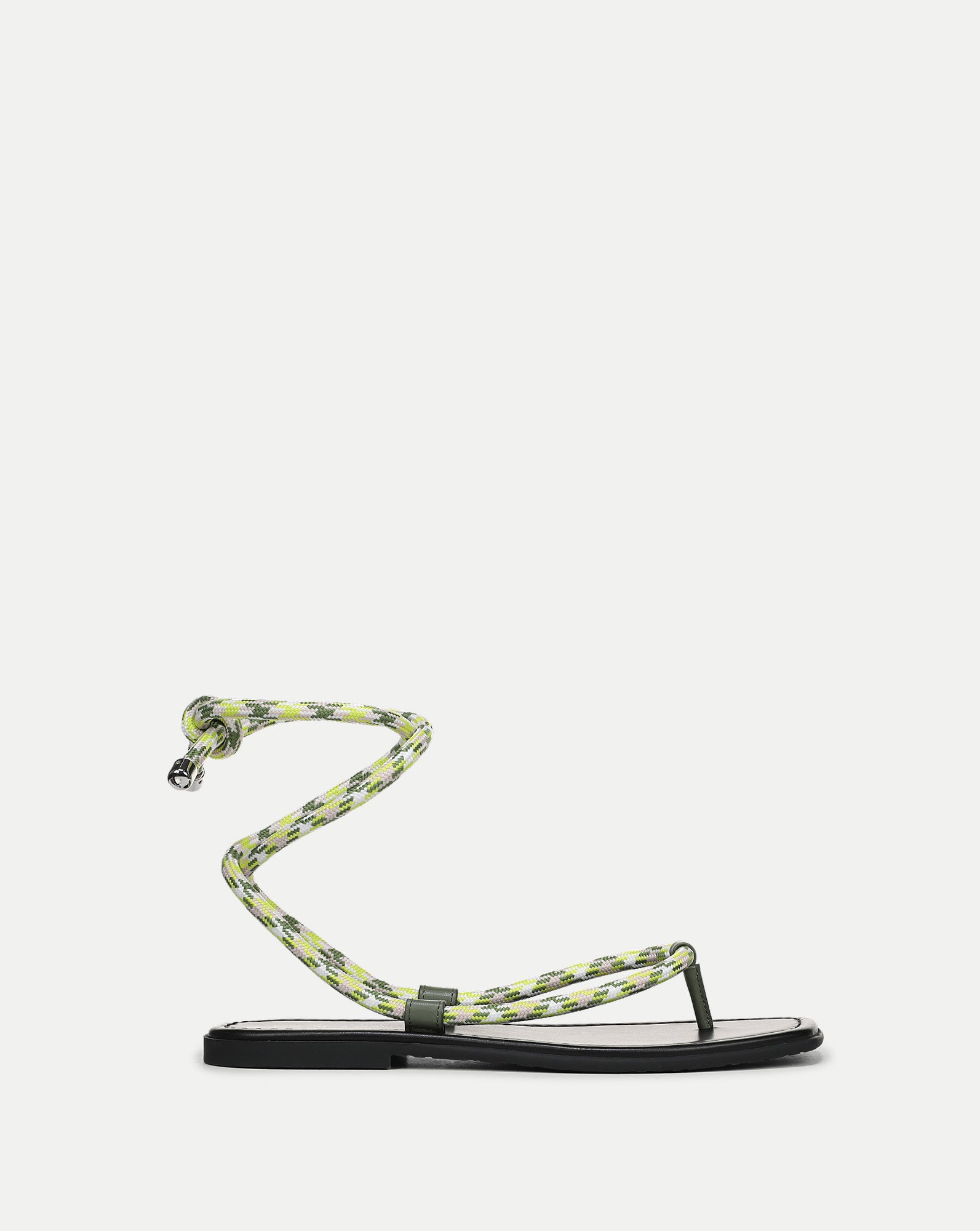 Veronica Beard Carmina Wrap Sandal | Lime Multi