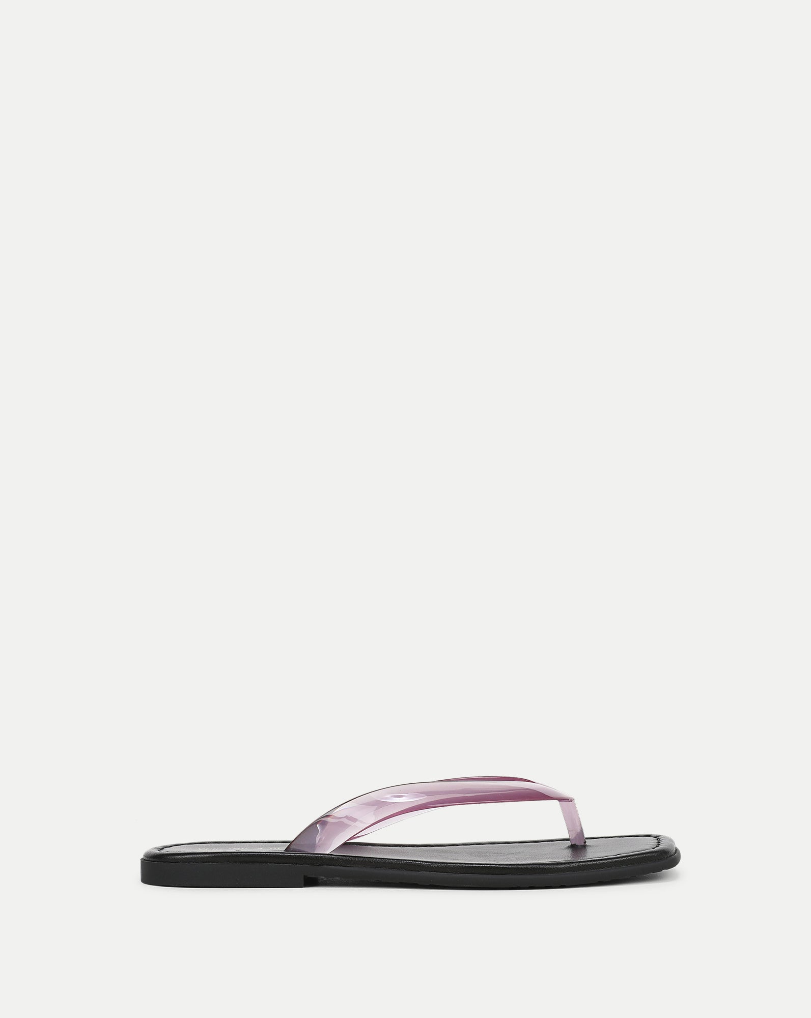 Clea Jelly Flip-Flop Sandal in Light Purple Orchid Haze | Veronica