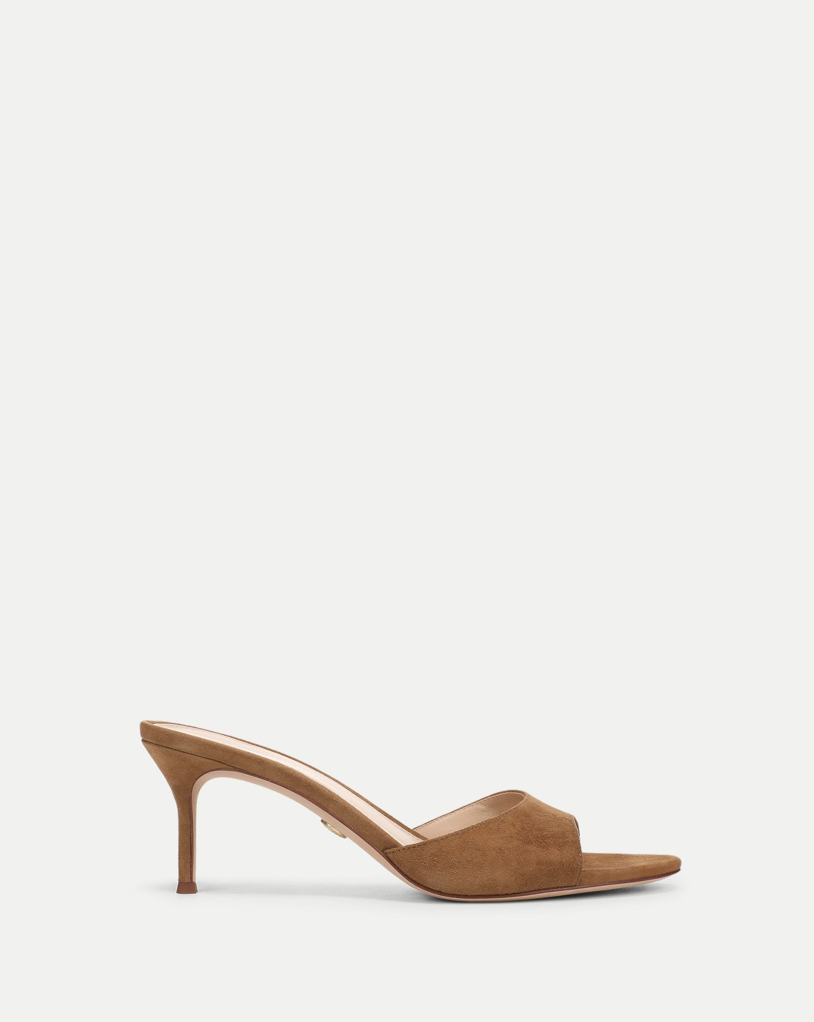 Tia Suede Sandal in Light Brown Chestnut | Veronica Beard