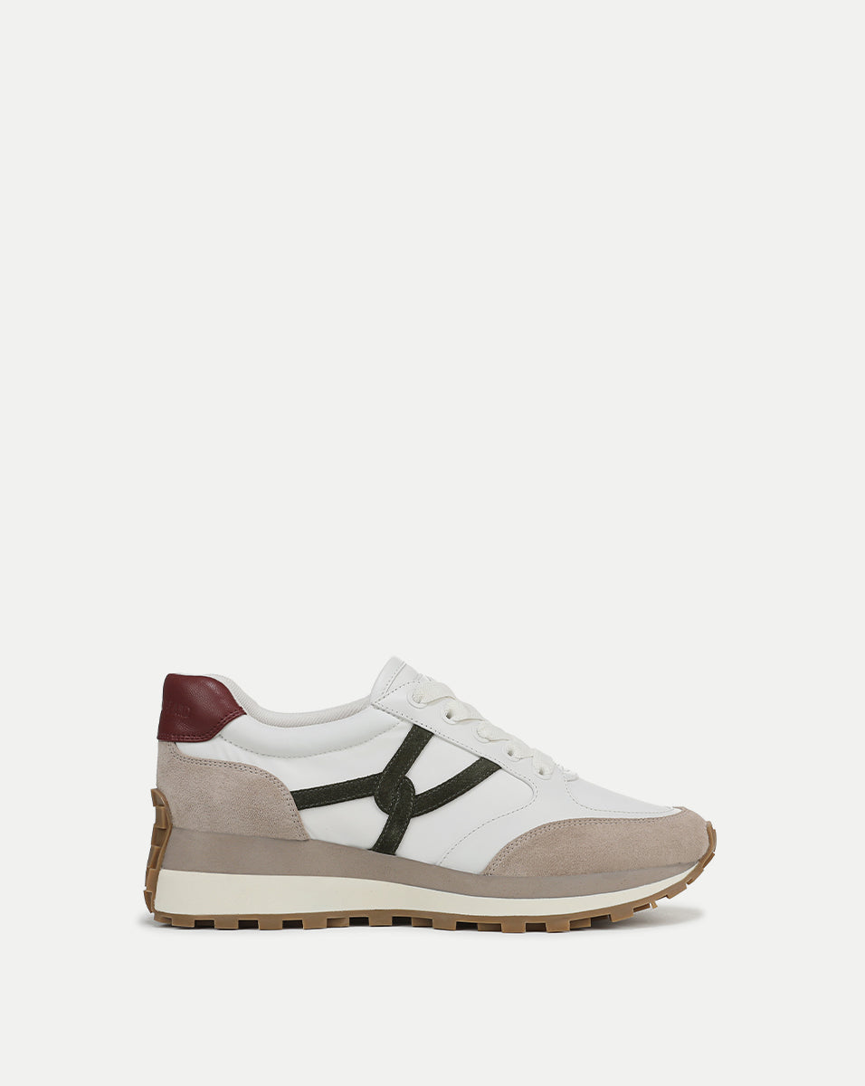 Valentina Sneaker in Lily/Thyme/Terracotta | Veronica Beard