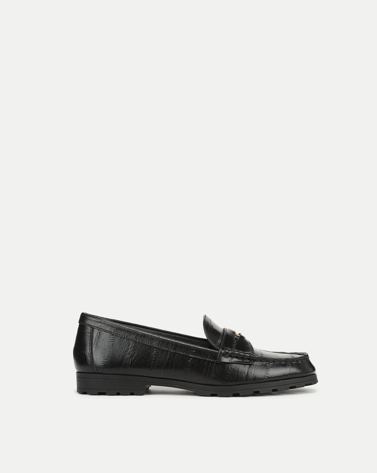 Veronica Beard Penny Lug-Sole Loafer | Black