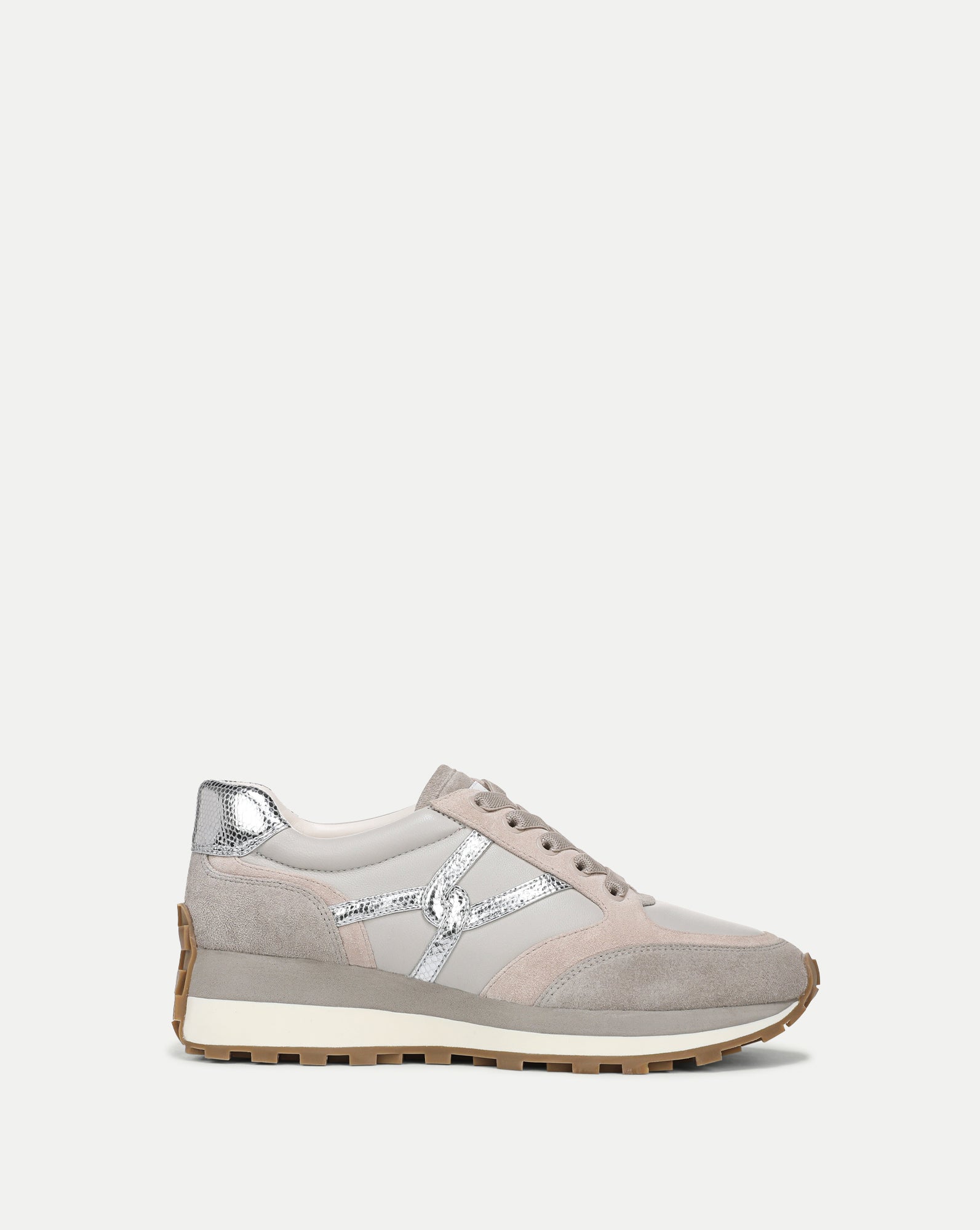 Valentina Suede Sneaker in Green Multi