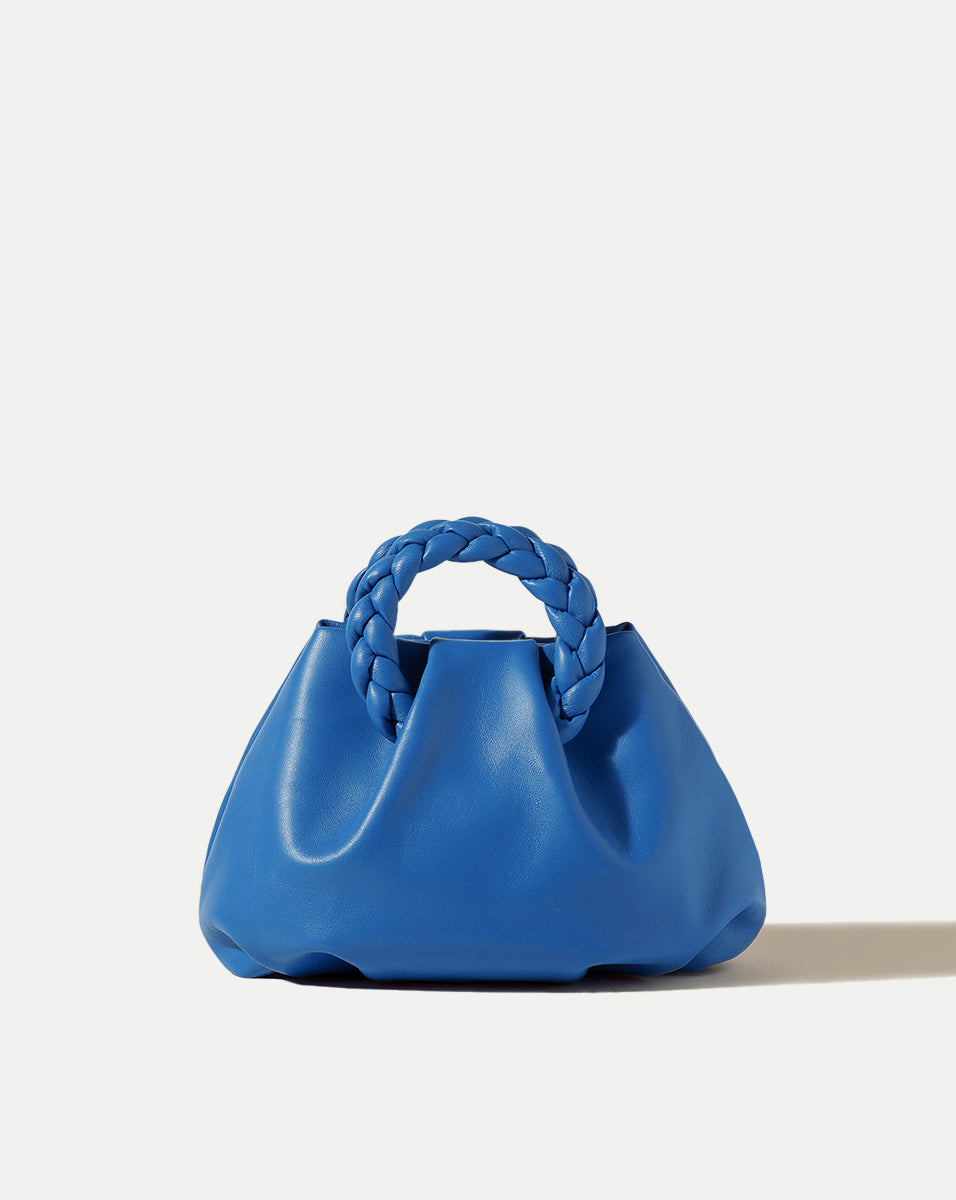 Hereu Bombon Leather Mini Bag - Blue