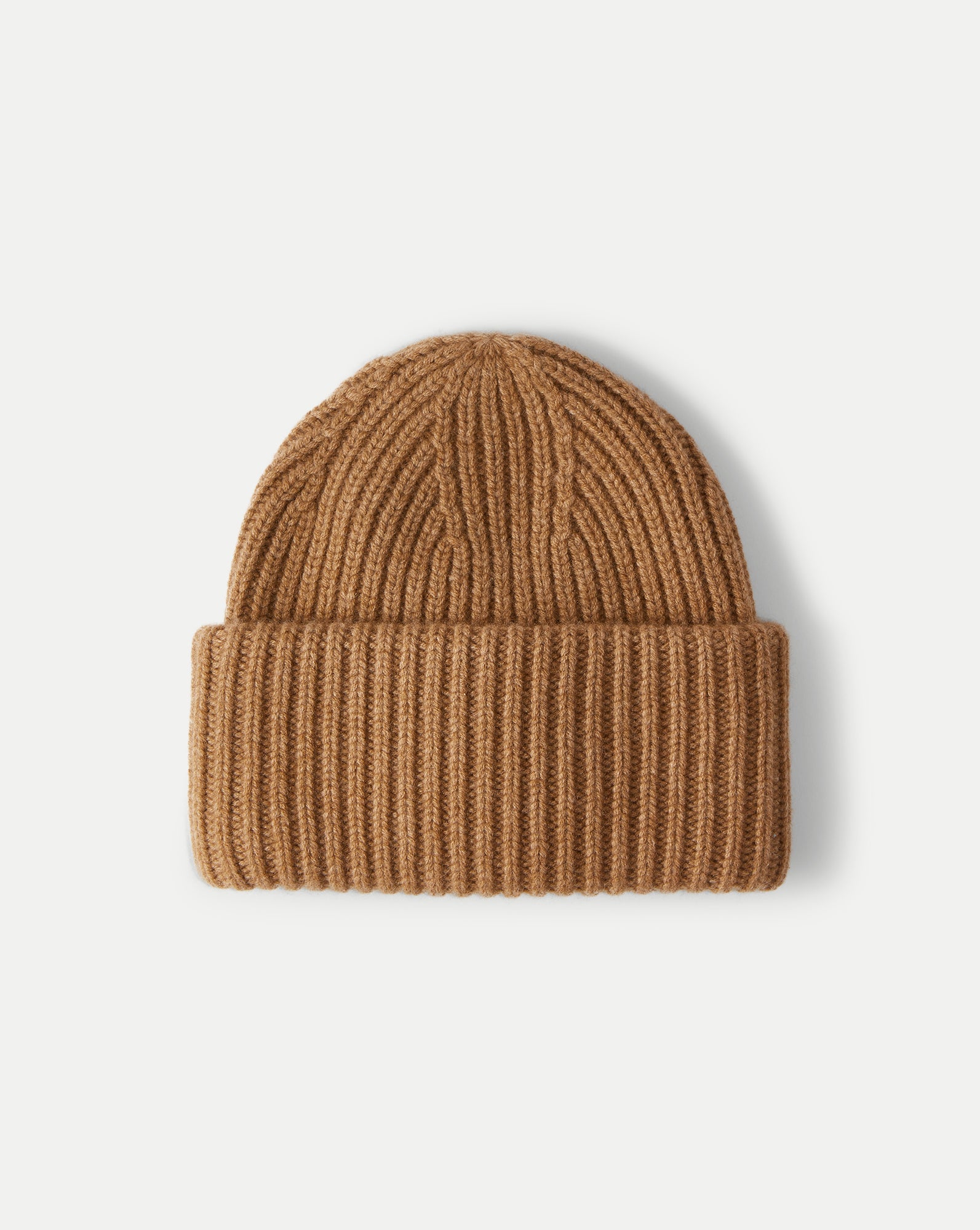 Wool-Cashmere Beanie in Dark Acorn | Veronica Beard