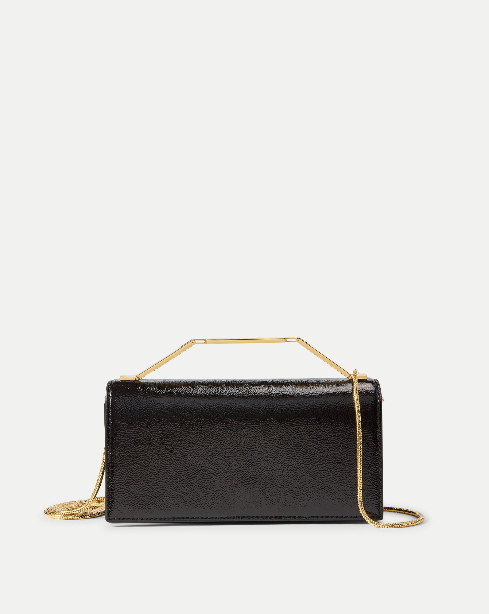 Barre Leather Clutch in Black | Veronica Beard