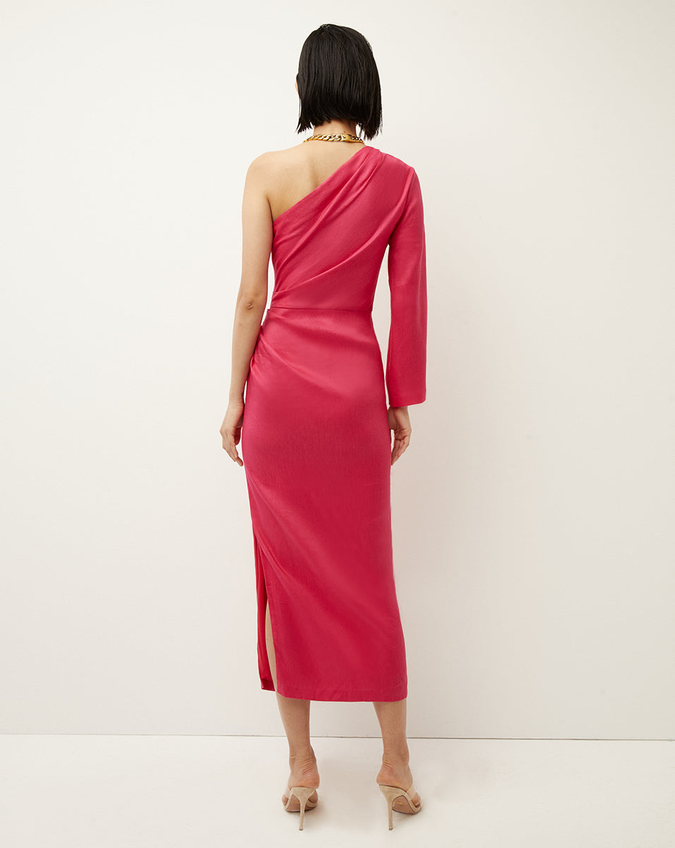 Linen-blend Knot-detail Dress