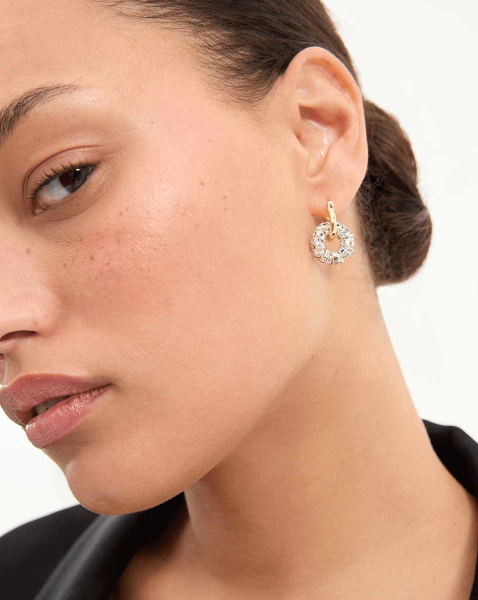 Tiny Créoles in Gold Veronica Beard