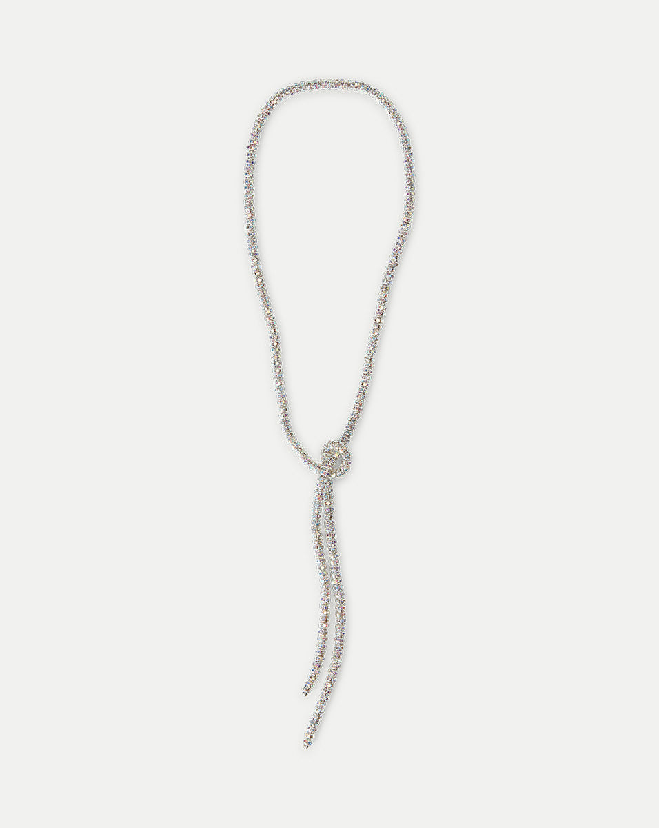 Skinny Serpent Chain Necklace in Silver | Veronica Beard