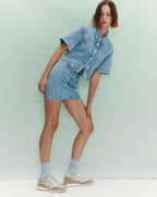 Malcom Cropped Denim Jacket
