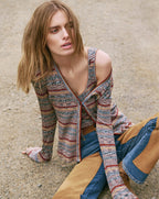 Veronica Beard Striped knit top.