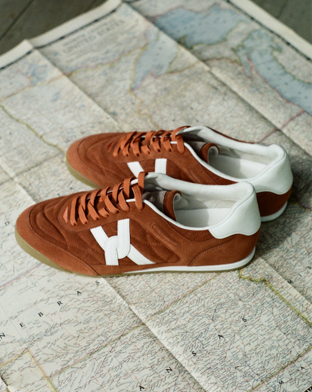 Veronica Beard Natalia Suede Sneaker - Rust
