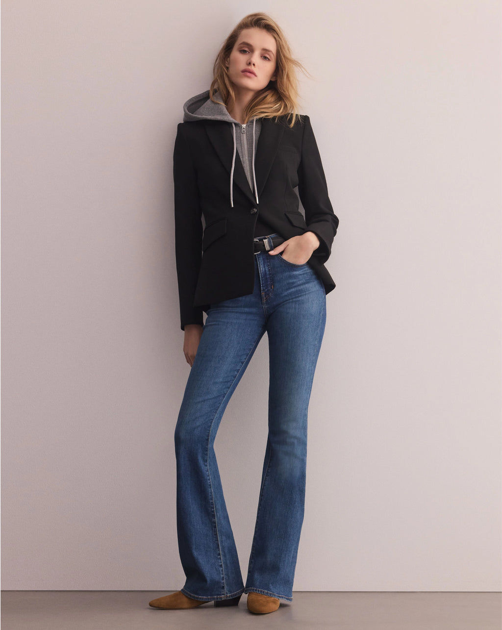 Veronica Beard Miller Single-Breasted Dickey Jacket - Black