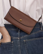 Leather Crossbody Wallet