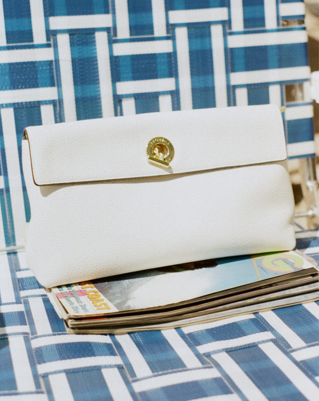 Veronica Beard Anchor Clutch - Off-White