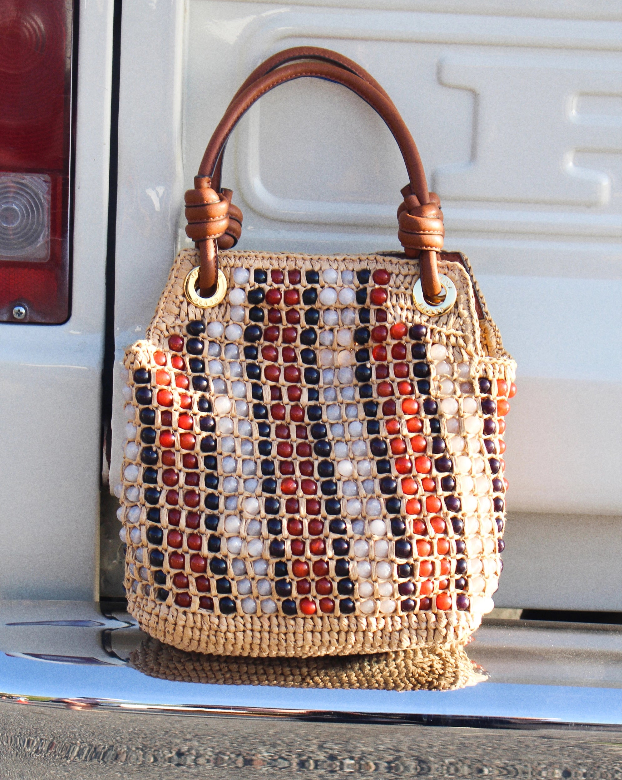Small Beaded Veronica Beard Slouch Bag - Hazelwood Multi