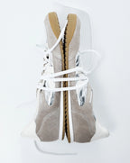 Veronica Beard Natalia Suede Sneaker - Silver/Grey