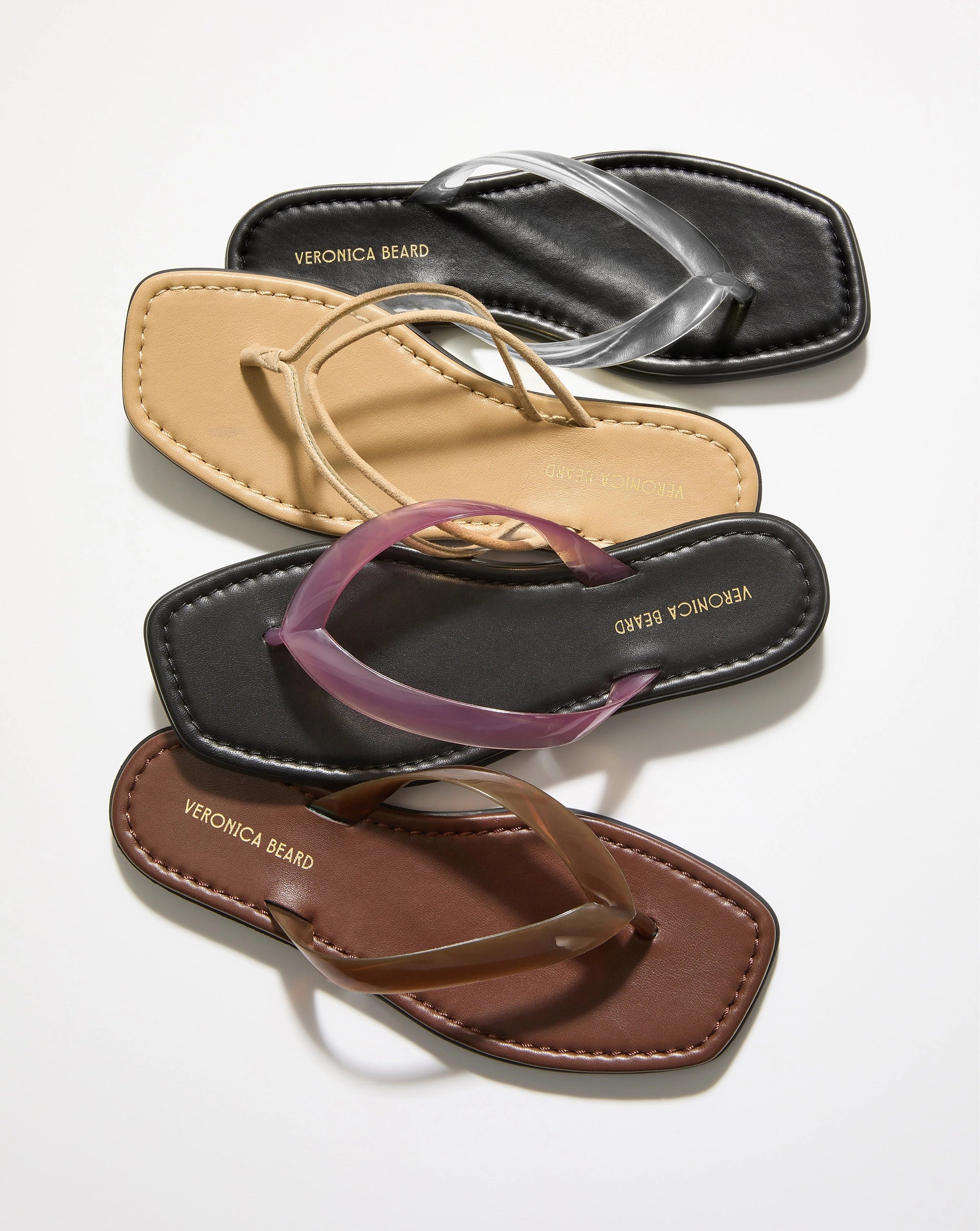 Clea Jelly Flip-Flop Sandal in Hazelwood | Veronica Beard Clea Jelly Flip-Flop Sandal in Hazelwood | Veronica Beard