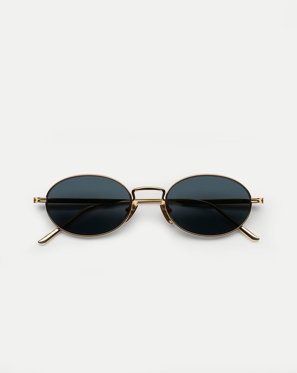Veronica Beard CC Titan Oval Sunglasses - Gold
