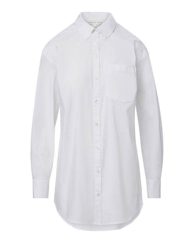 Lloyd Button-Down Shirt - White - 4
