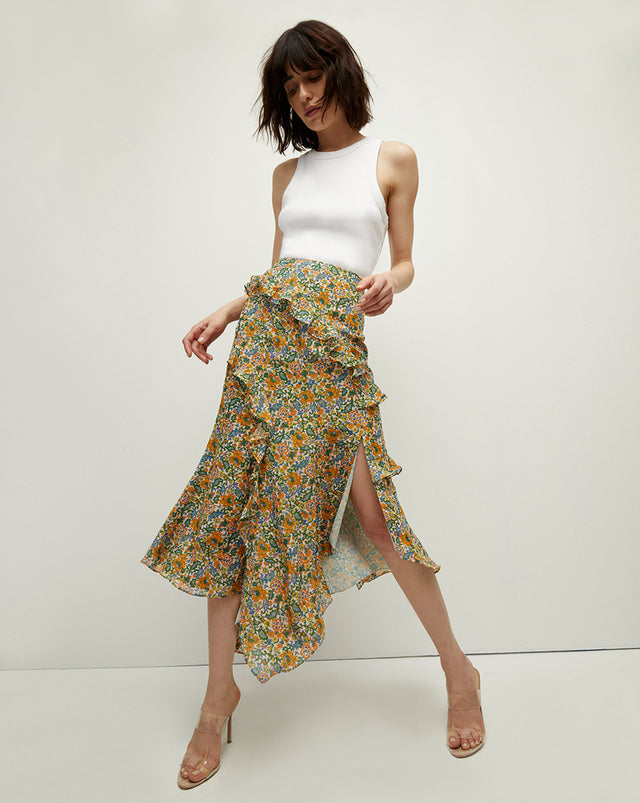 Eleonora Floral-Print Skirt - Multi - 1