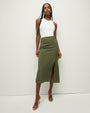 Franconia Silk Jacquard Skirt
