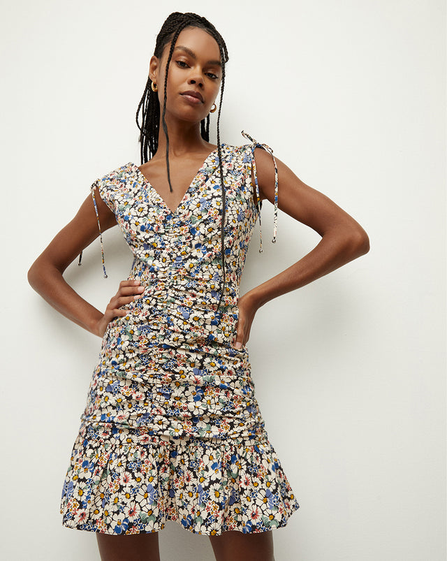 Jackson Floral-Print Dress | Veronica Beard