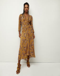 Ferrara Dress - Saffron Multi