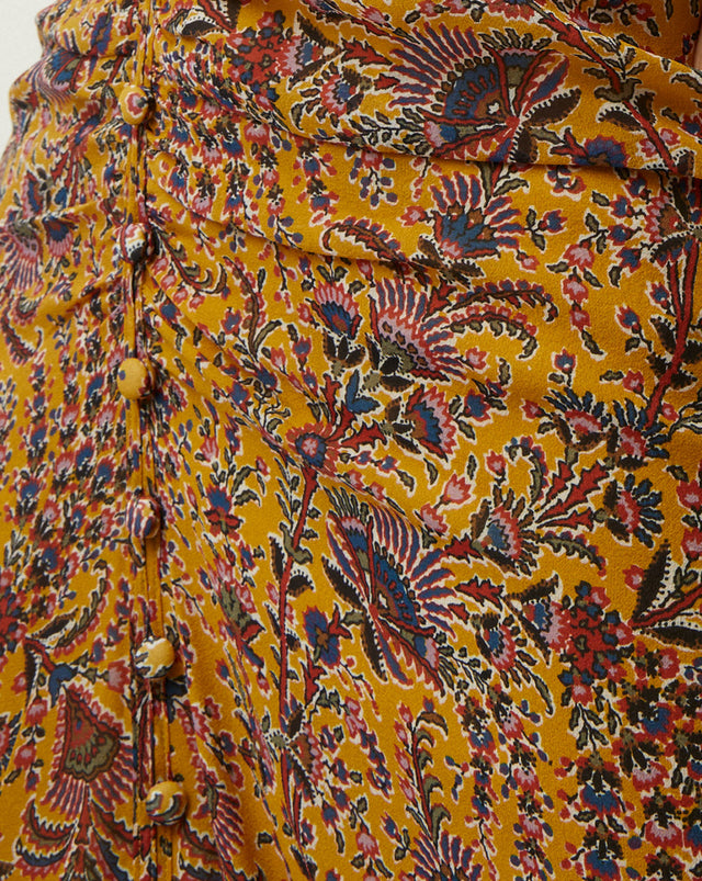 Ferrara Dress - Saffron Multi - 4