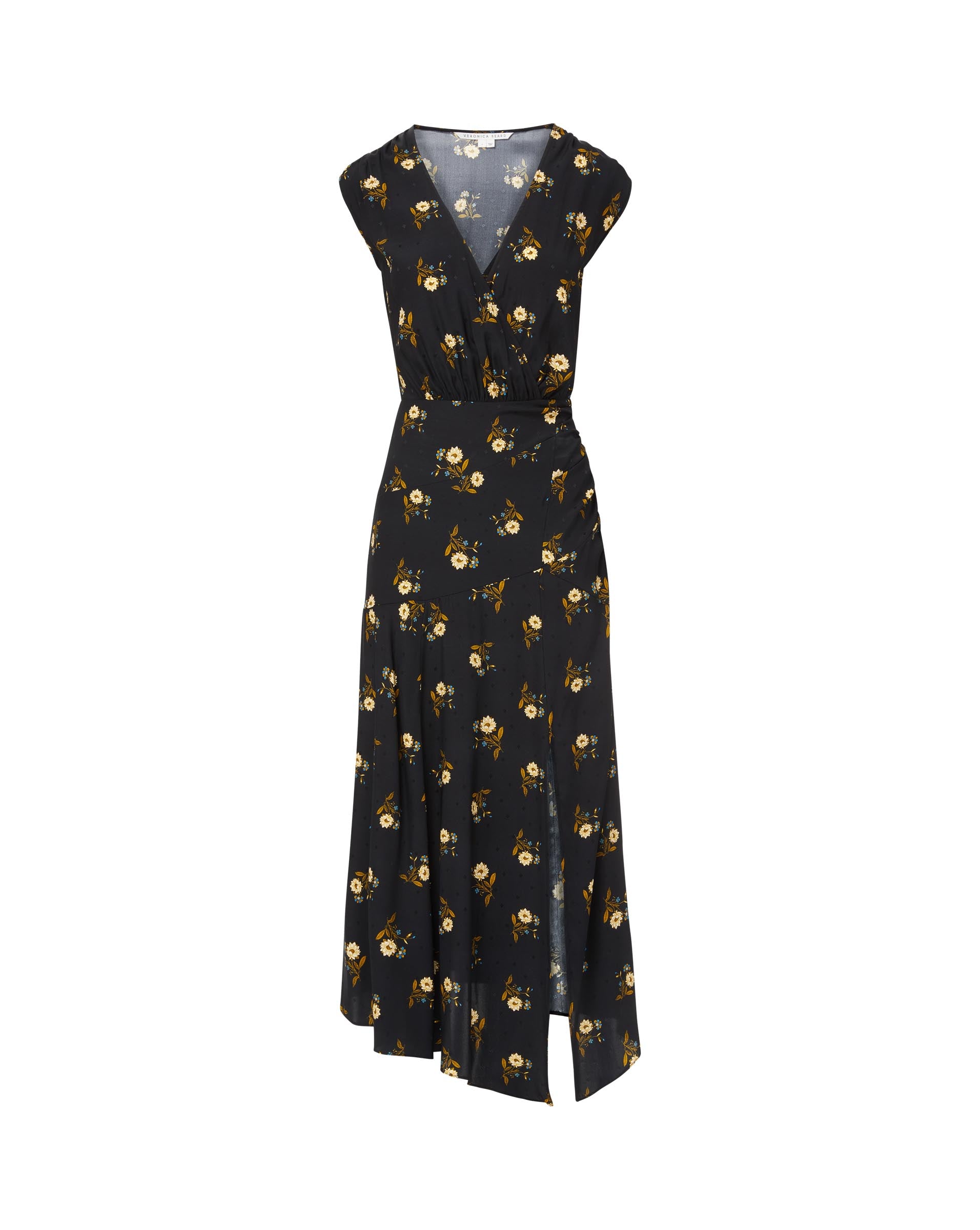 Veronica Beard Wixson Floral Dress - Black Multi