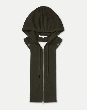 Cashmere Hoodie Dickey - Loden