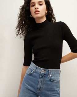 Pernia Knit Pullover - Black