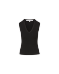 Veronica Beard Sid Knit Tank Top - Black