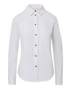 Veronica Beard Libby Poplin Button-Down Shirt - White